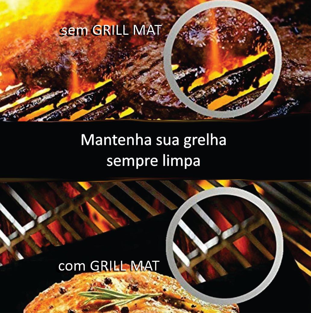 RK GRILL MAT - TAPETE PARA GRELHAS E FORNO