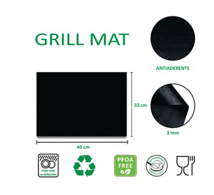 RK GRILL MAT - TAPETE PARA GRELHAS E FORNO